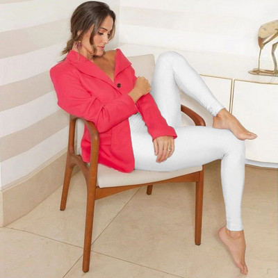 Sieviešu izdilis legingi Krāsainas glancētas bikses Vasaras zīmulis bikses Elastīgas Sexy Slim Fit Streetwear Meiteņu sporta spīdīgi legingi