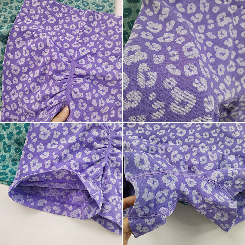 Leopard tajice Ženske tanke bodybuilding visoke elastične šik ljetne sportske brzo sušeće prozračne seksi Y2k moda za trčanje Ins Style