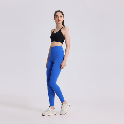 3.0 Jednodijelne joga hlače za fitness Mekane gole sportske joga hlače visokog struka Sportske tajice za fitness za trčanje