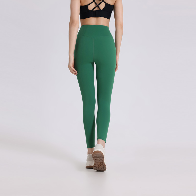 3.0 Jednodijelne joga hlače za fitness Mekane gole sportske joga hlače visokog struka Sportske tajice za fitness za trčanje