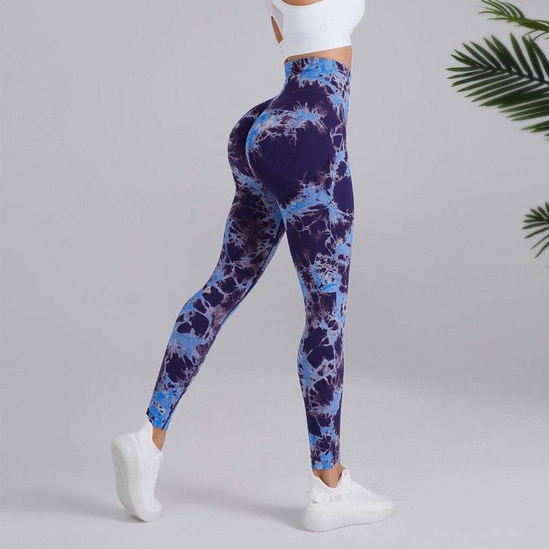Pantaloni de yoga din piersici fără cusături, pentru femei, dublă culoare, cravată, cravată, cu talie înaltă, jambiere sport, colanți de fitness pentru ridicarea șoldului, alergare