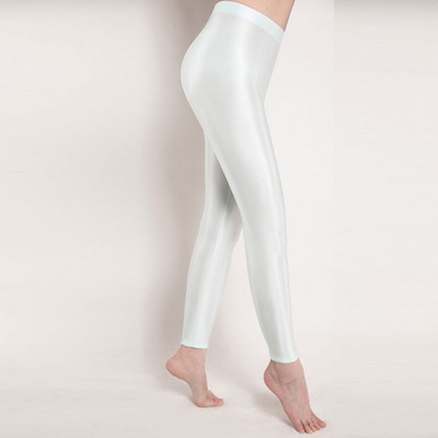 Sjajne sjajne tajice veće veličine Ženske ledeno svilene tajice za fitness Trčanje, vježbanje Joga hlače Uske donjice