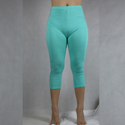 Jeggings Summer Women vienkrāsains 3/4 apgriezts Capris īsi legingi Lady Large 7XL 6XL 5XL XS Rozā melna purpursarkani kāji