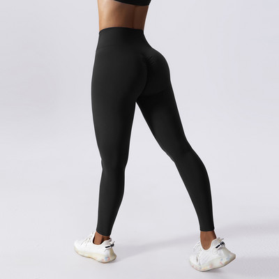SALSPOR nyári zökkenőmentes edzőtermi leggings női húzózsinór magas derekú Fitness sportos leggings női alkalmi push up sztreccs nadrág