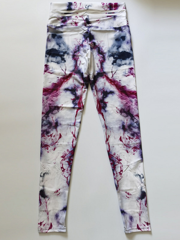 Nove ženske Push Up tajice s visokim strukom iz 2023. Seksi fitness tajice s modnim mramornim printom Jeggings joga hlače