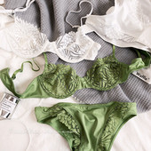 SML XL 2021 Nová dámska spodná bielizeň, ultratenká priehľadná podprsenka bez špongie, push-up, priedušná, sexy, čipkovaná