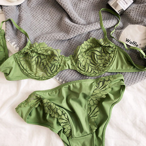 SML XL 2021 Nová dámska spodná bielizeň, ultratenká priehľadná podprsenka bez špongie, push-up, priedušná, sexy, čipkovaná