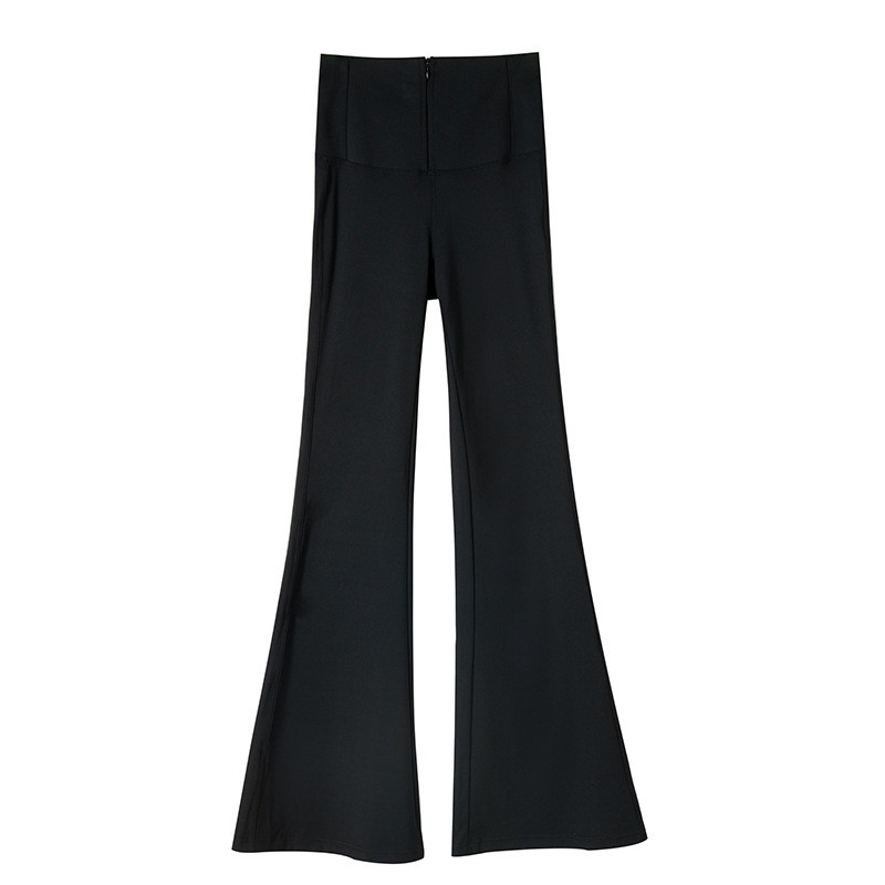 BIVIGAOS 2024. Proljeće Ljeto Nove Shark Flared Leggings Ženske hlače s patentnim zatvaračem za mršavljenje, Visoki struk Fitness Sport Push Up uske hlače