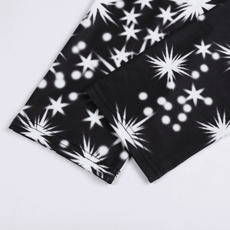 Božićne tajice visokog struka s printom pahuljica Ženske hlače uskog kroja Elastična gornja odjeća Active Yoga Leggings losiny dlâ fitnesa