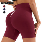 Női edzőtermi rövidnadrág Butt Scrunch Leggings Varrat nélküli kerékpáros bugyi Női sport jóga rövidnadrág Csípő emelő hasszabályozó bugyi