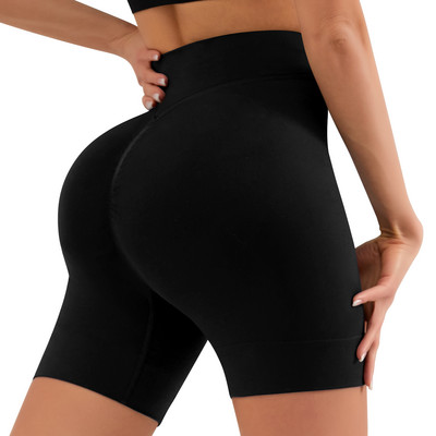 Női edzőtermi rövidnadrág Butt Scrunch Leggings Varrat nélküli kerékpáros bugyi Női sport jóga rövidnadrág Csípő emelő hasszabályozó bugyi