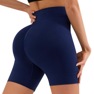 Női edzőtermi rövidnadrág Butt Scrunch Leggings Varrat nélküli kerékpáros bugyi Női sport jóga rövidnadrág Csípő emelő hasszabályozó bugyi