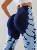 Ženske bešavne sportske tajice Tie Dye Push up tajice visokog struka Ženske uske hlače za vježbanje u teretani Fitness Yoga