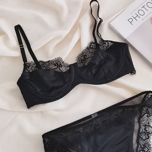 S-XL 70-85ABC Eiropas amerikāņu jauna vasaras apakšveļa ar leoparda apdruku Īpaši plānas seksīgas mežģīņu sieviešu krūštura apakšbikses sieviešu komplekti