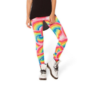 Jambiere cu dungi pentru femei Leggings subțiri și slabi Alb Negru Roșu Trandafir auriu în dungi Primăvară vară Pantaloni elastici pentru alergare pentru gimnastică Pantaloni