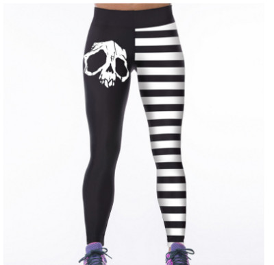 Jambiere cu dungi pentru femei Leggings subțiri și slabi Alb Negru Roșu Trandafir auriu în dungi Primăvară vară Pantaloni elastici pentru alergare pentru gimnastică Pantaloni