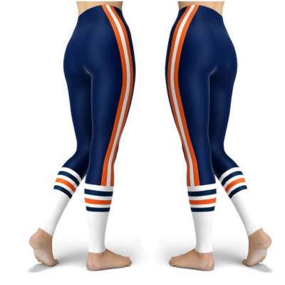 Jambiere cu dungi pentru femei Leggings subțiri și slabi Alb Negru Roșu Trandafir auriu în dungi Primăvară vară Pantaloni elastici pentru alergare pentru gimnastică Pantaloni