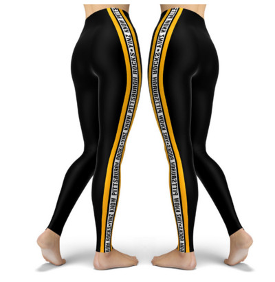 Jambiere cu dungi pentru femei Leggings subțiri și slabi Alb Negru Roșu Trandafir auriu în dungi Primăvară vară Pantaloni elastici pentru alergare pentru gimnastică Pantaloni