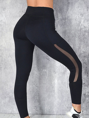 Αθλητικό παντελόνι γιόγκα Mujer Activewear Γυμναστήριο Pocket Γυναικείο κολάν Μαύρο ψηλόμεσο Push Up Leggins Fitness Καλσόν