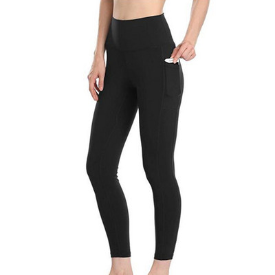 Sportske hlače za jogu Mujer Activewear Gym Pocket Workout Leggings Ženske crne Push Up Leggins visokog struka Tajice za fitness