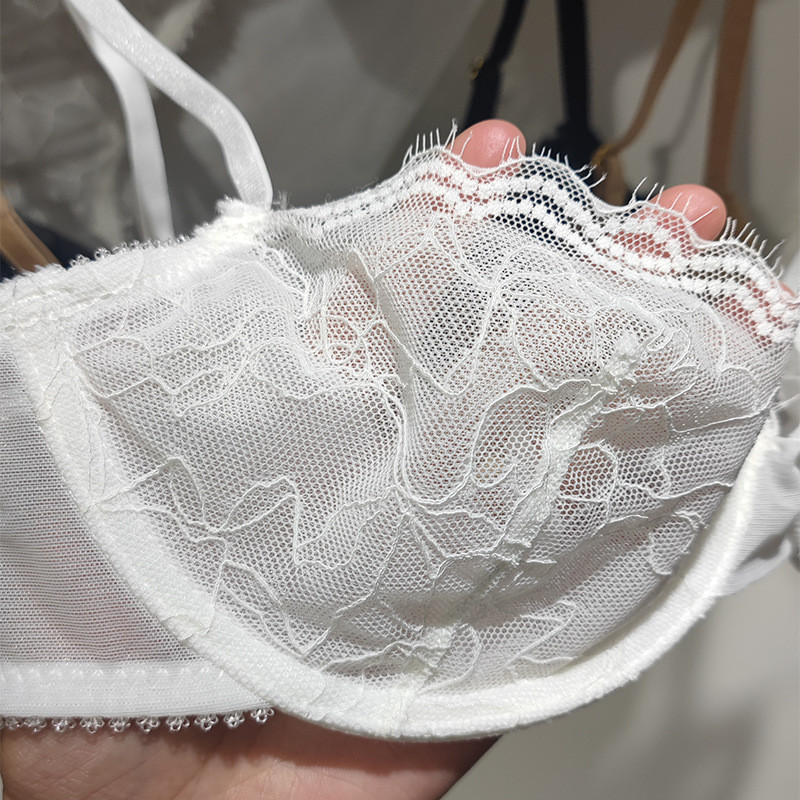 S-XL liela izmēra, 2024. gada jauns īpaši plāns, regulējams sieviešu apakšveļas komplekts ar pilnu mežģīņu sieviešu apakšveļas komplektu Push Up, mazas modes krūštura biksītes