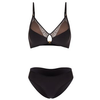 Σέξι Γυναικεία Σετ Εσώρουχα Γυναικεία Soild Color Brassiere Push Up Bra 3/4 Cup Comfortable Intimates Σετ εσώρουχα εσώρουχα SL