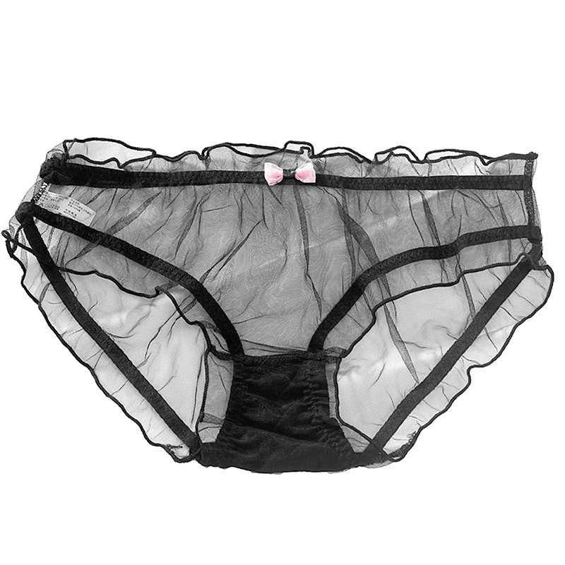 1db átlátszó szexi csipkebugyi női új bugyi fehérnemű nyári lányok tiszta pamut lépésbetét vékony