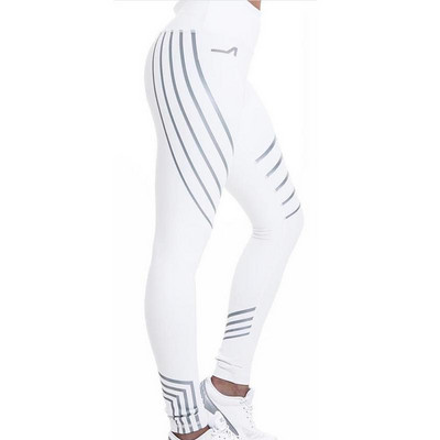 Glitter Laser Printed Jogas Bikses Sieviešu Fitnesa Bikses Skriešanas Jogas Legingi Elpojoši Augsti Elastīgi Sporta Piederumi