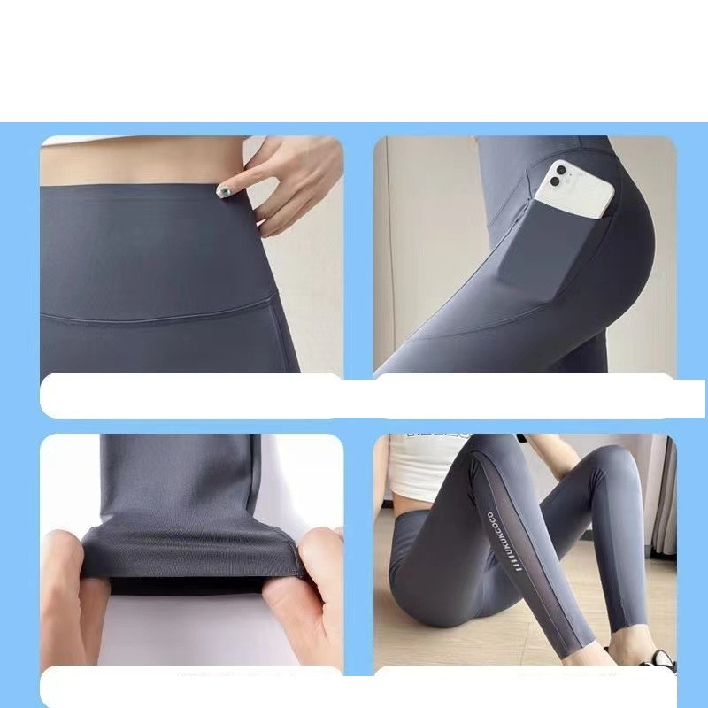 Pavasaris vasara sieviešu apģērbi vienkrāsaini elastīgi ar augstu vidukli Burtu marle raibs gadījuma modes legingi ērtas bikses