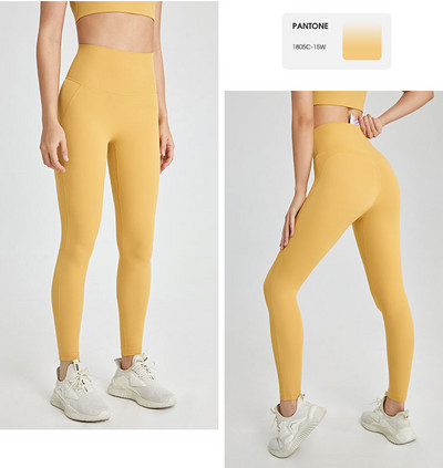 Cluding Soft Nav nepieciešams valkāt apakšveļu H Joga Bikses Sporta zāle Skriešanas Legingi Sieviešu augsta vidukļa Fitnesa treniņš Sporta legingi