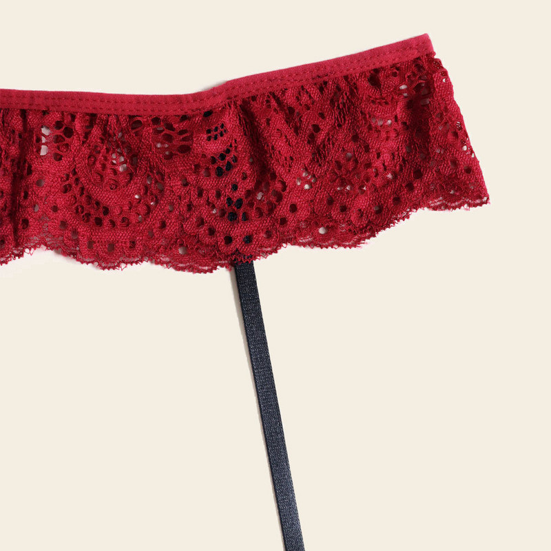 Izpārdošana Sieviešu apakšveļas komplekts Seksīgs mežģīņu krūšturis, pārsējs, prievīte, guļamveļa, melna apakšveļas komplekts S-XL ansambļa sous vetement femme