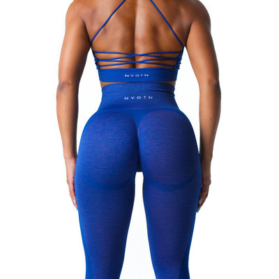 NVGTN Contour 2.0 Bešavne tajice Maslinaste hlače za trčanje, vježbanje joge Ženske bešavne tajice visokog struka za vježbanje Hlače za jogu