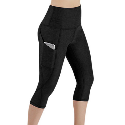 Női divat Sport leggings magas derekú Push Up zsebbel Női nadrágok Fitness Gym Leggings Női edzés jóganadrágok