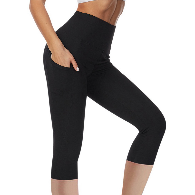 Női divat Sport leggings magas derekú Push Up zsebbel Női nadrágok Fitness Gym Leggings Női edzés jóganadrágok