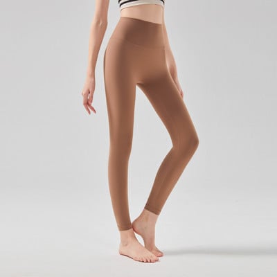 Ziemas jogas bikses ar augstu vidukli Lift gurnu ārējais apģērbs bez apmulsuma līnijas tievs ātri izžūst kabatas sporta velosipēds legingi sporta zāle