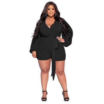 Γυναικεία ολόσωμη φόρμα Wmstar Plus Size Summer One Piece Outfits Διχτυωτό μακρυμάνικο Holiday Chiffon Playsuits Χονδρική Dropshipping