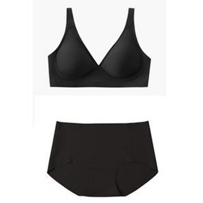 Liela izmēra S-XXL sieviešu intīmas apakšveļas krūštura apakšbiksīšu komplekts Solid Candy Color krūšturis un biksītes Seksīga apakšveļas komplekts