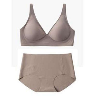 Liela izmēra S-XXL sieviešu intīmas apakšveļas krūštura apakšbiksīšu komplekts Solid Candy Color krūšturis un biksītes Seksīga apakšveļas komplekts