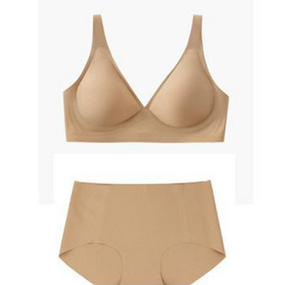 Liela izmēra S-XXL sieviešu intīmas apakšveļas krūštura apakšbiksīšu komplekts Solid Candy Color krūšturis un biksītes Seksīga apakšveļas komplekts