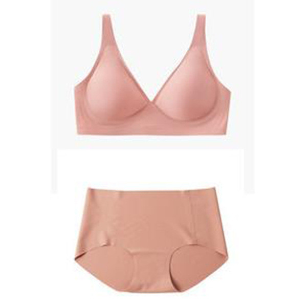 Liela izmēra S-XXL sieviešu intīmas apakšveļas krūštura apakšbiksīšu komplekts Solid Candy Color krūšturis un biksītes Seksīga apakšveļas komplekts