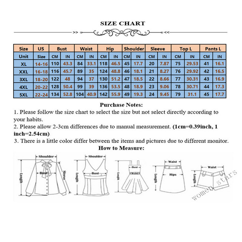 Wmstar Plus Size 3 dalių rinkinys Moteriški drabužiai Vasariniai drabužiai Spausdinti Šortai Rinkiniai Marškinėliai Tinkantis Kostiumas Didmeninė prekyba 2022 m.