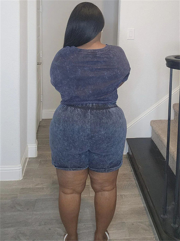 Wmstar lielizmēra divdaļīgi tērpi sieviešu apģērbi šortu komplekti, somi ikdienas topi un bikšu pieskaņošanas komplekti vairumtirdzniecība dropshopping