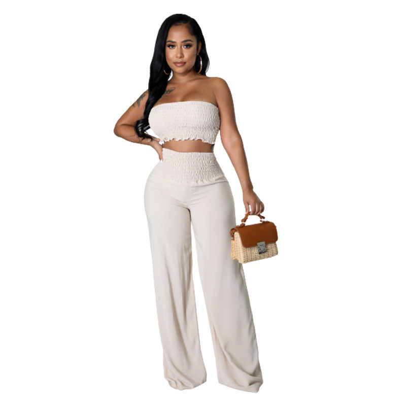 Jauns 2024. gada vasaras, masīvas sieviešu bikses bez lencītēm un platām kājām, ikdienišķa stila sieviešu bikses ar zemu vidukli.