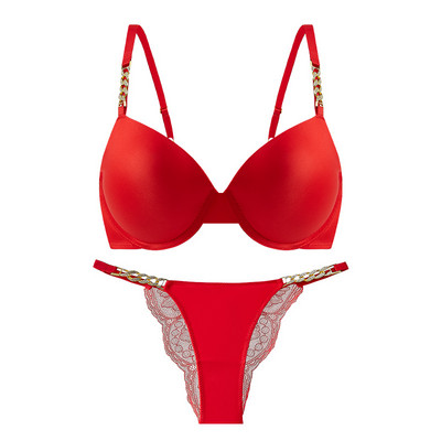 Rhinestone apakšveļa ar kauliņiem krūšturis un apakšbiksīšu komplekti Sieviešu Push Up Apakšveļa Bezšuvju krūšturis ar izliektu bralette savākšanas lāde