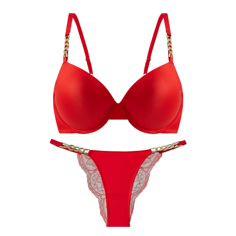 Rhinestone apakšveļa ar kauliņiem krūšturis un apakšbiksīšu komplekti Sieviešu Push Up Apakšveļa Bezšuvju krūšturis ar izliektu bralette savākšanas lāde