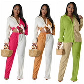 2-dijelni kompleti ženske odjeće setovi hlača Dvodijelni set za žensku odjeću 2023 novopridošli setovi dugih rukava ženski 2-dijelni setovi hlača