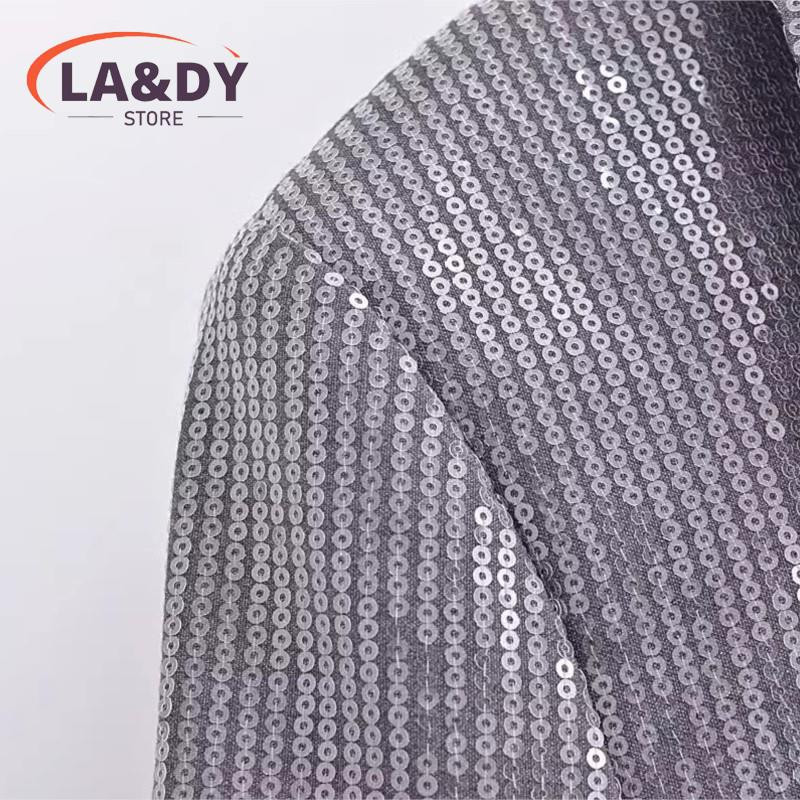 2-osalised komplektid, naiste 2024. aasta moodne litrid, pikkade varrukatega kontorimantel, naiste bleiser ja peopüksid.