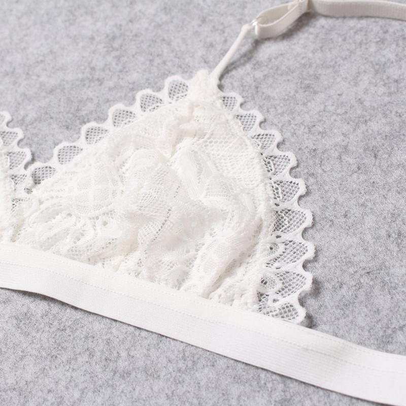 2tk Seksikas naise rinnahoidja ja aluspükstega pitsrinnahoidja, juhtmevaba Bralette naistepesu, õmblusteta polsterdamata läbipaistev rinnahoidja rinnahoidja komplekt