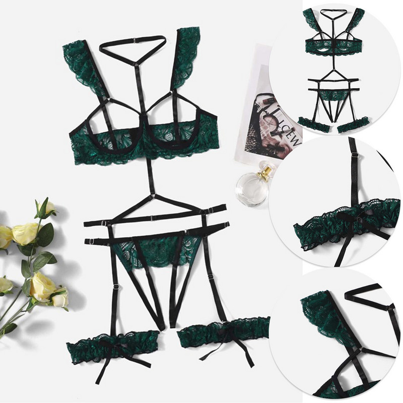 Női fehérnemű Szexi csipke fehérnemű fehérnemű Szexi fehérnemű szett női szexi acél gyűrű pizsama Lenceria Femenina ropa mujer