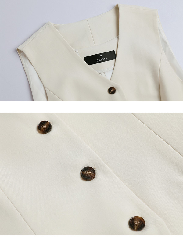 Naiste pidulik bleiservest ja pükskostüüm, sügistalvine meremerepunane roosa aprikoos, kontor Naiste äririietus, 3-osaline komplekt